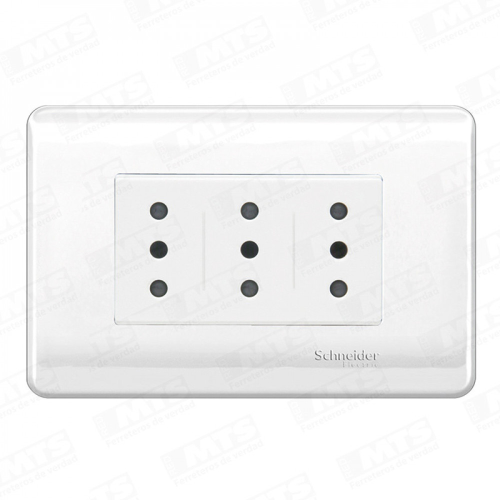 Enchufe Triplex Genesis A Blanco 130227548