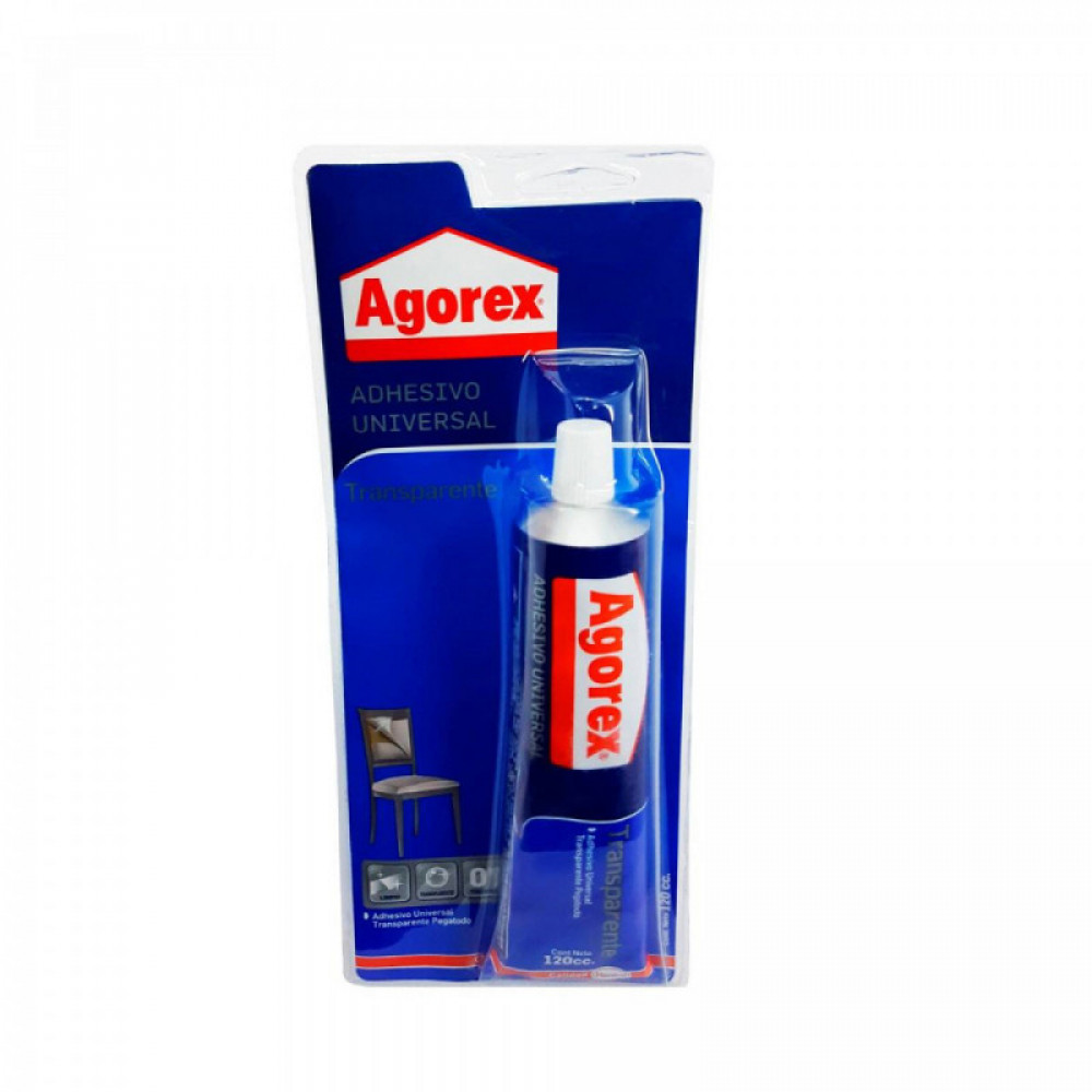 Adhesivo Agorex Transp Pomo 120cc 284639*