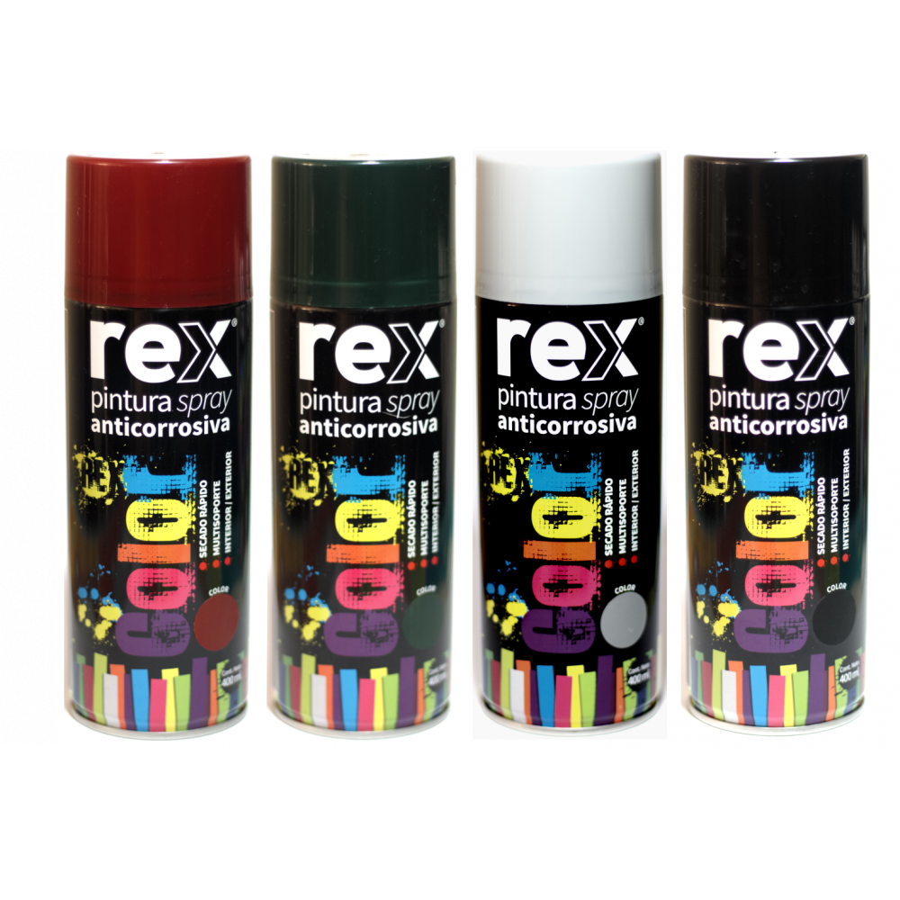 Pintura Spray Anticorrosivo Verde 400ml Rex