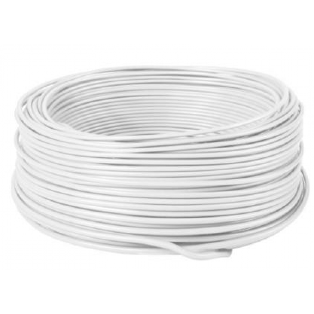 Alambre Elect.nya 2.5mm Blanco 10mts