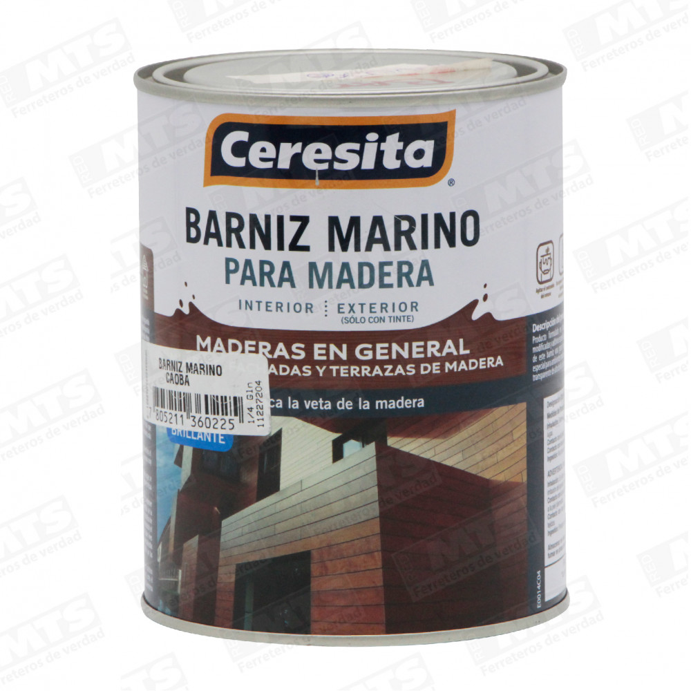 Barniz Marino C/tinte Caoba 1gl