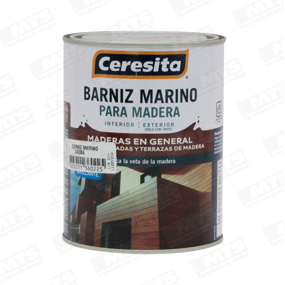 Barniz Marino C/tinte Caoba 1/4gl 11227204