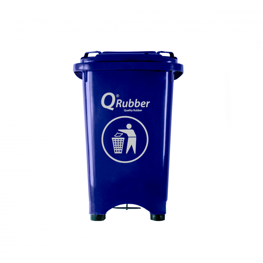 Contenedor Basura 50 Lts. C/pedal Azul