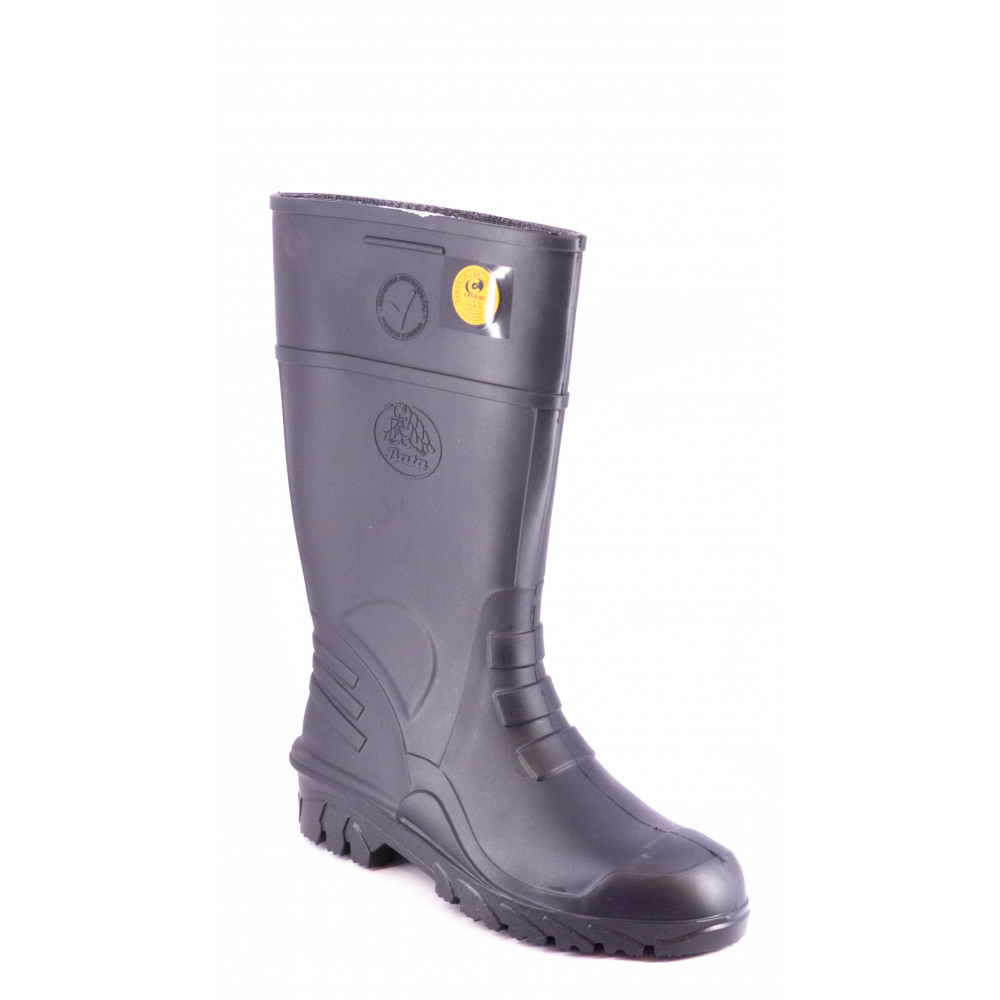 Bota Pvc Negra Exportadora Con Punta N 43