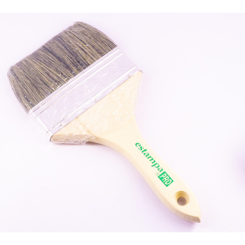 Brocha Estampapro 5 Cerda Mezcla Mango Madera