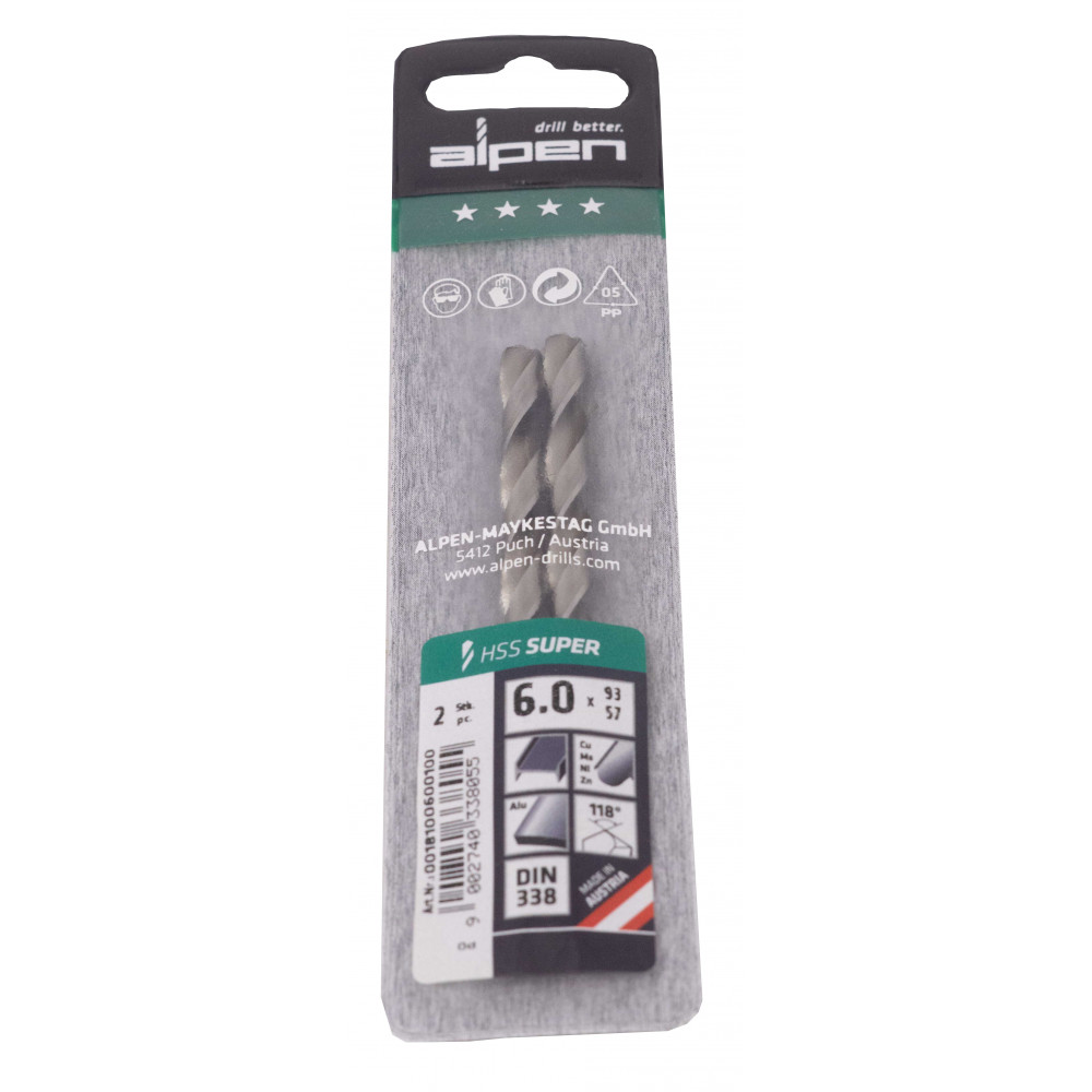 Broca Hss 4.0mm Alpen (art 181)