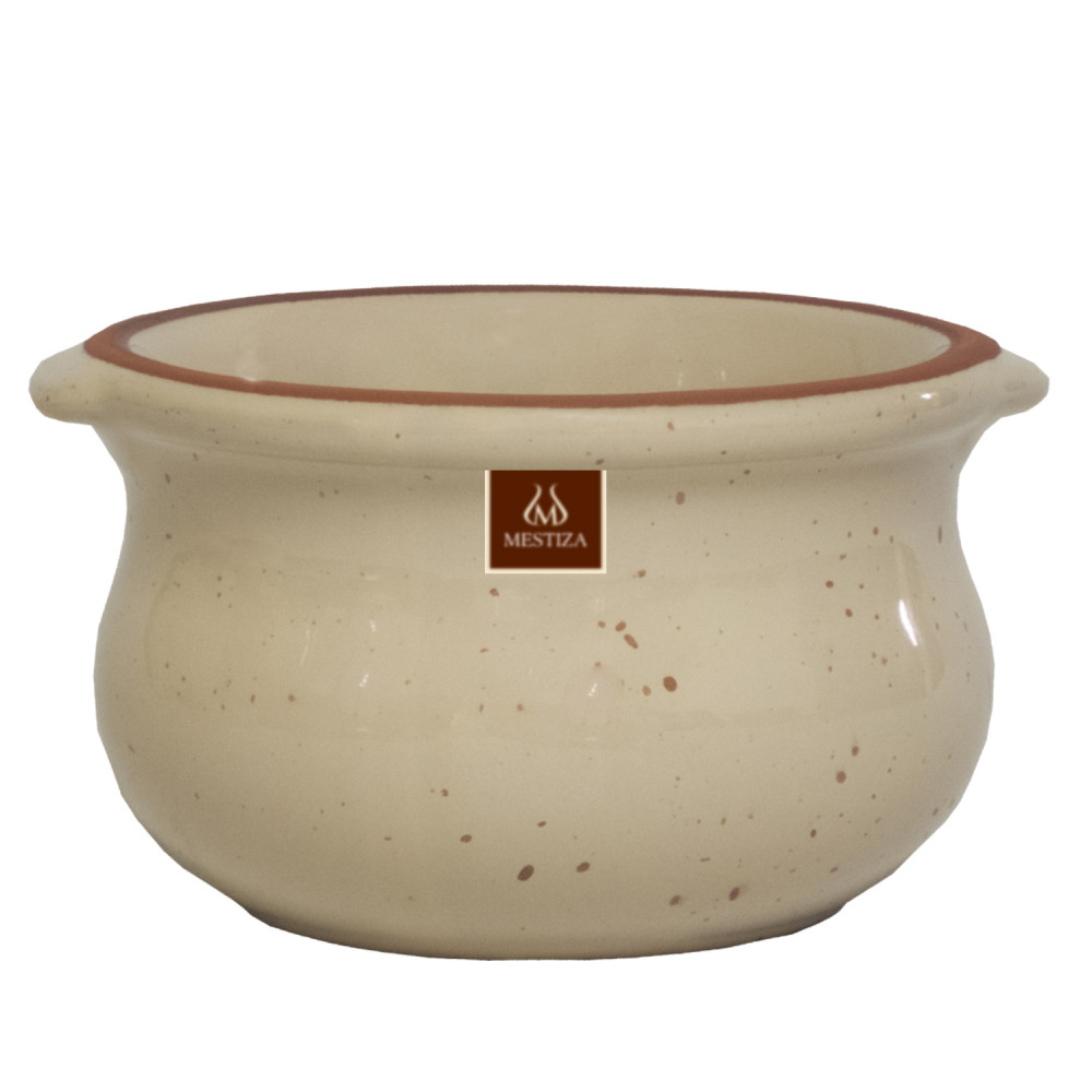 Cacerola 12cm C/asa Crema