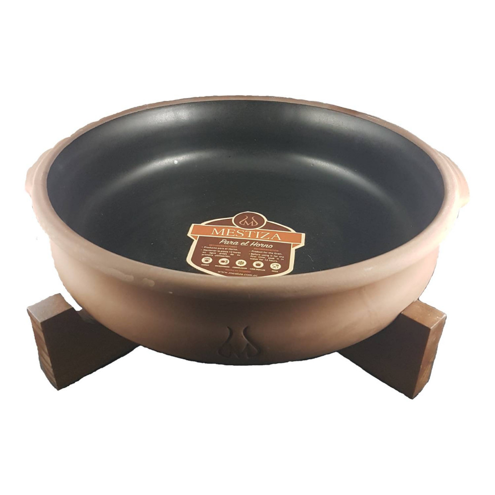 Cazuela 28 Rustica Negra