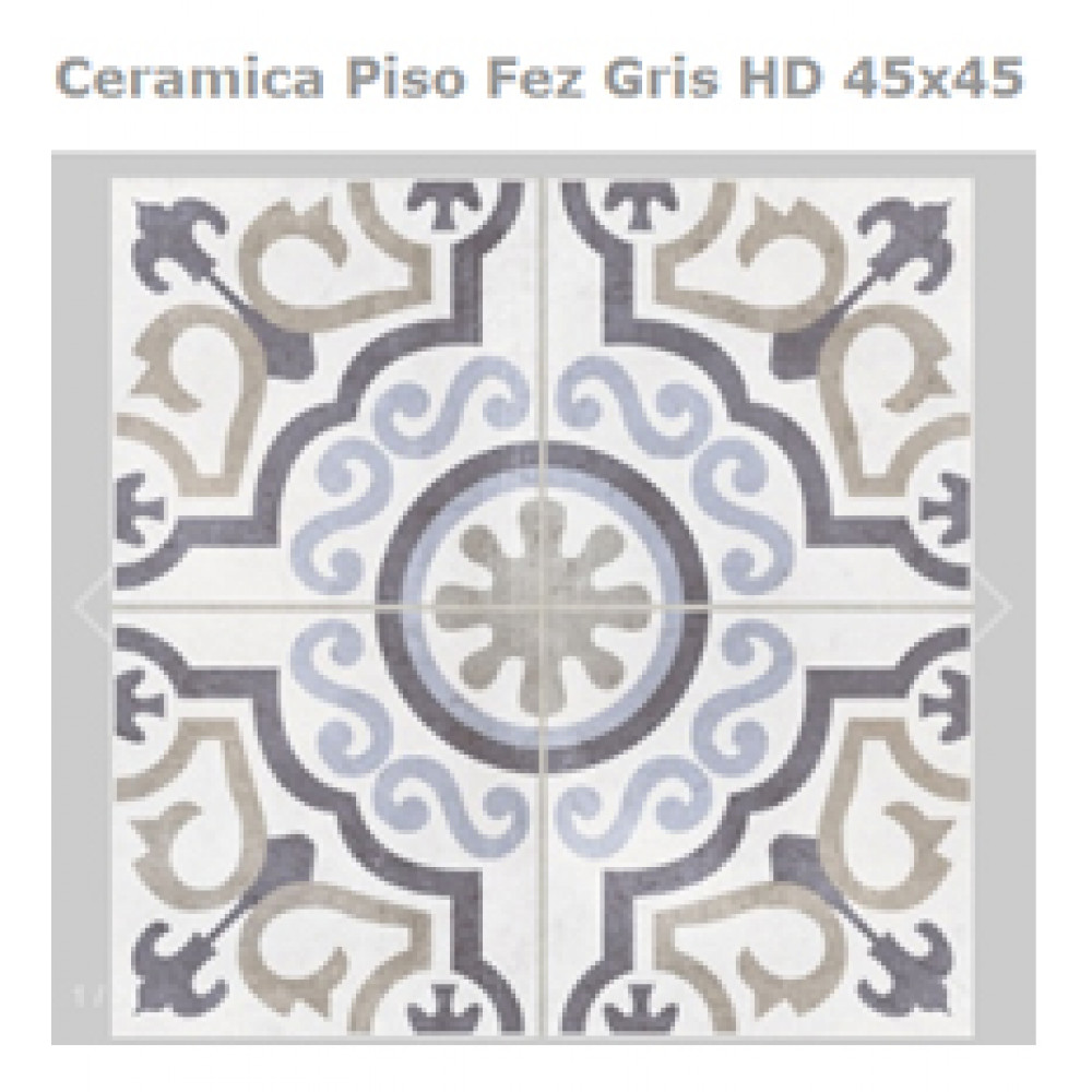 Ceramica Fez Gris 45x45 (2.08m2 Xcj)