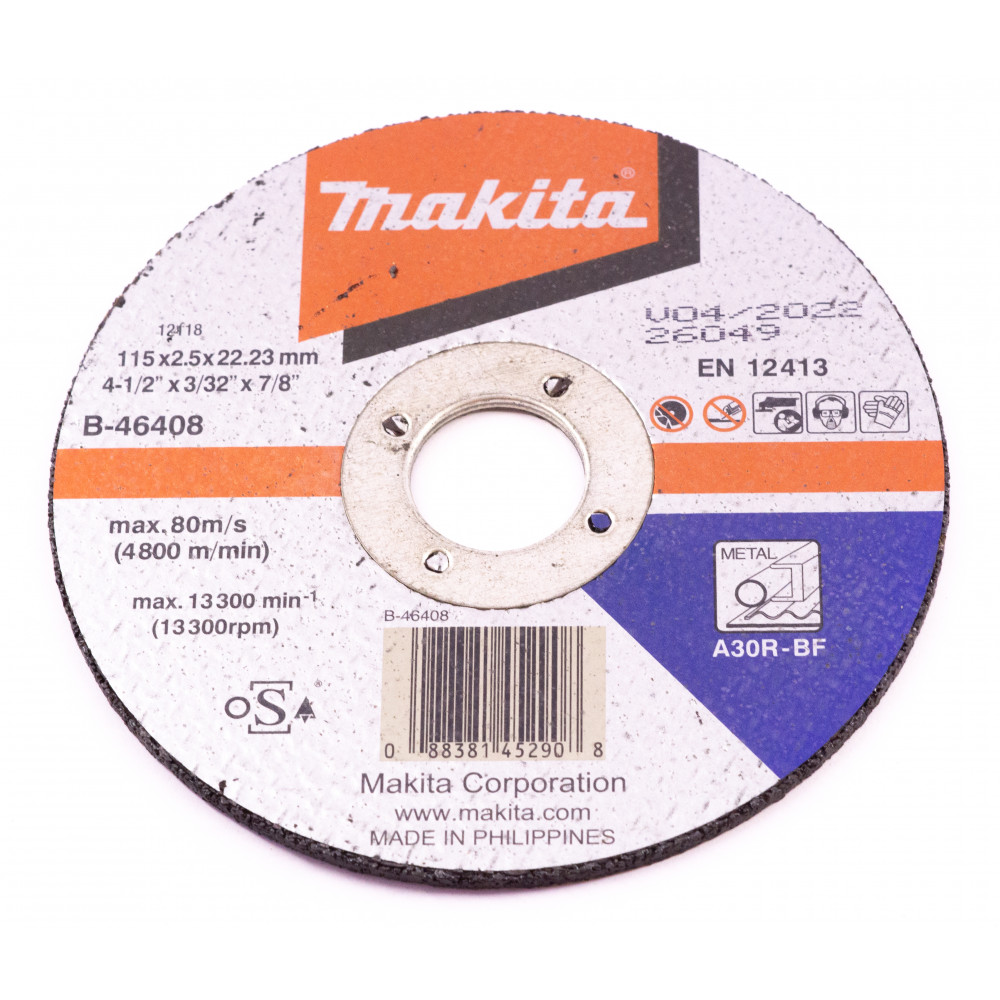 Disco Corte Recto Metal 4.1/2 (115 X 25 X 2223)