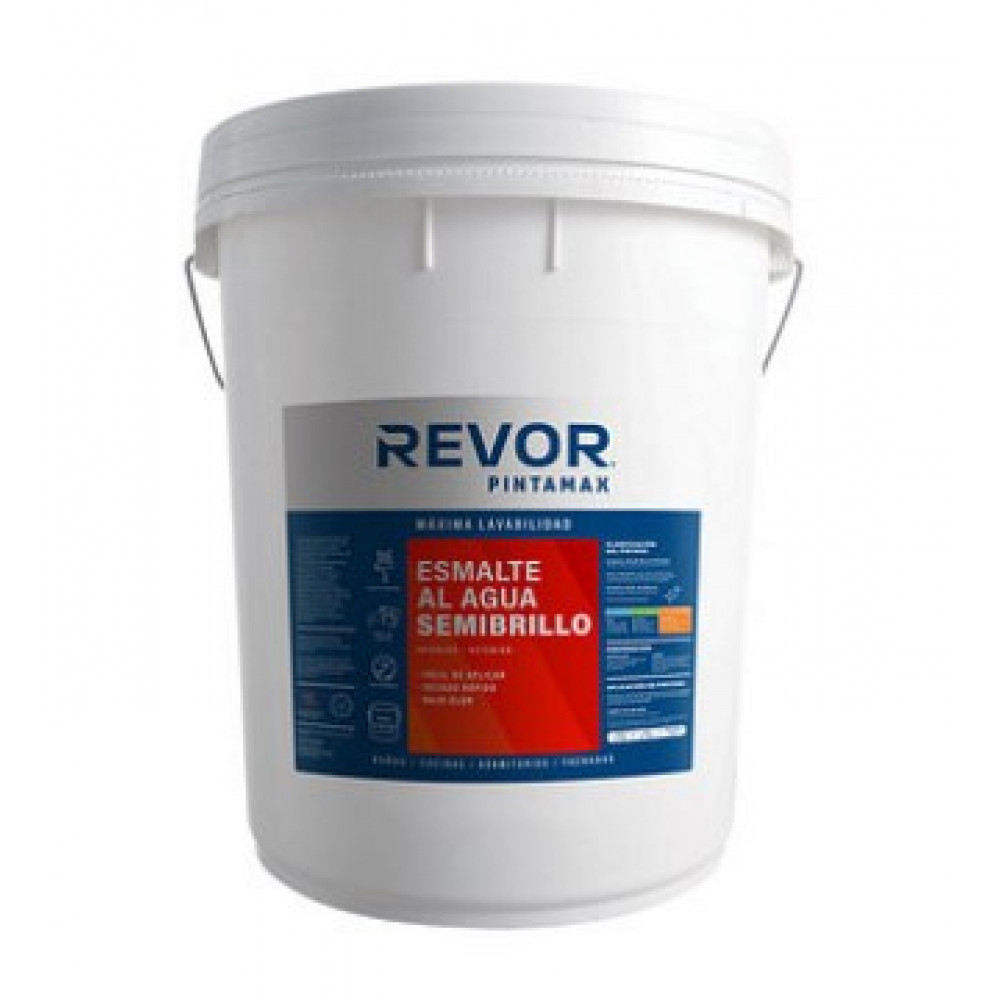 Esm Al Agua Semibrillo Pintamax Revor Bco 5gl