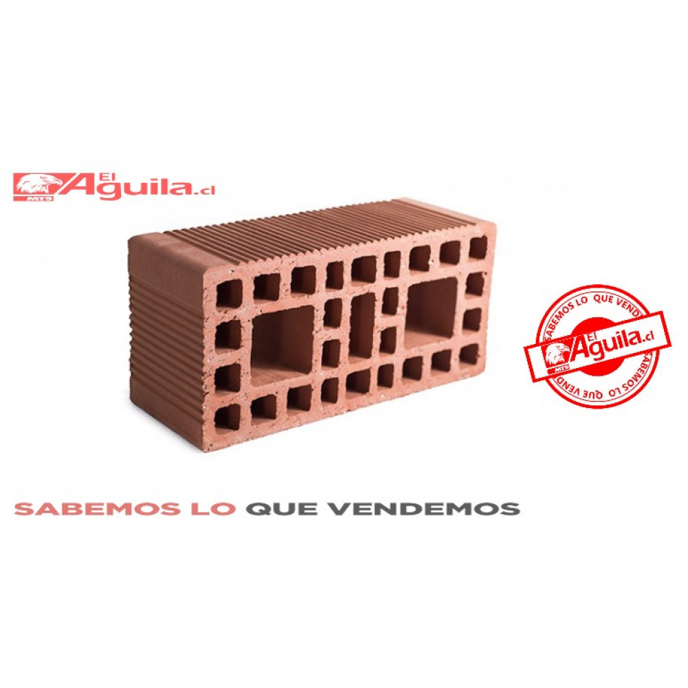 Ladrillo Santiago Est.9 E(29x14x9.4) (3.3 Kg)