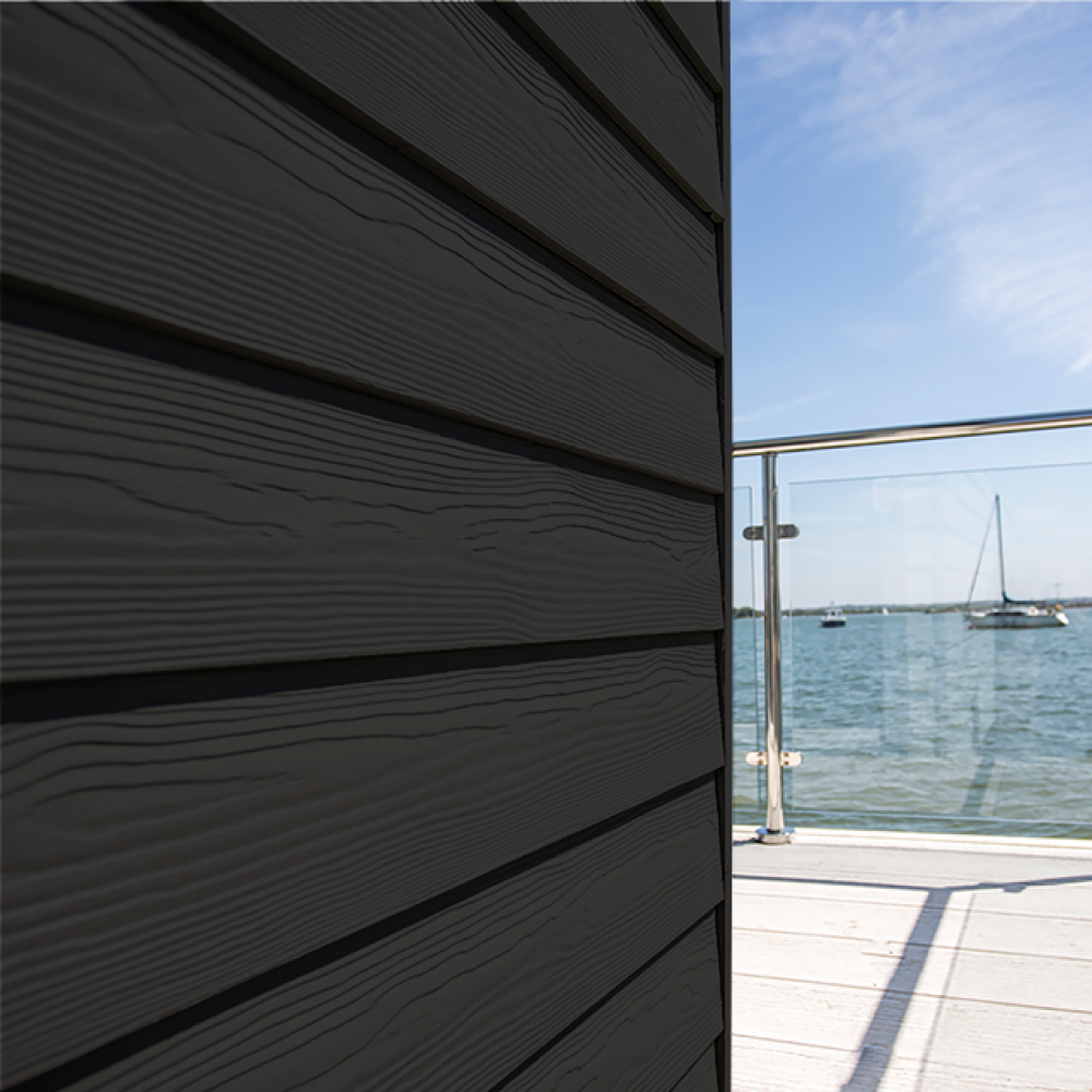 Tinglado Fibrocemento 6x190x3660mm Negro Cedral