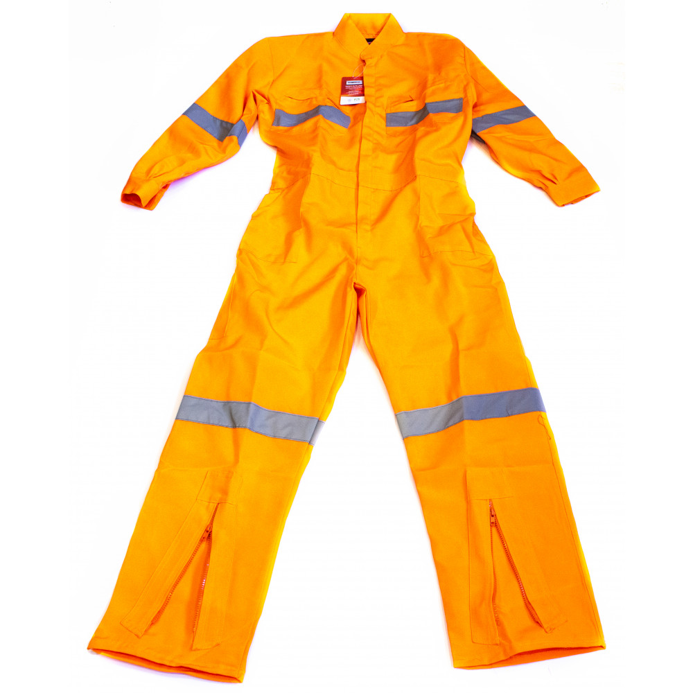 Overol Canvas Con Cinta Bb T/xxl Naranjo *cm