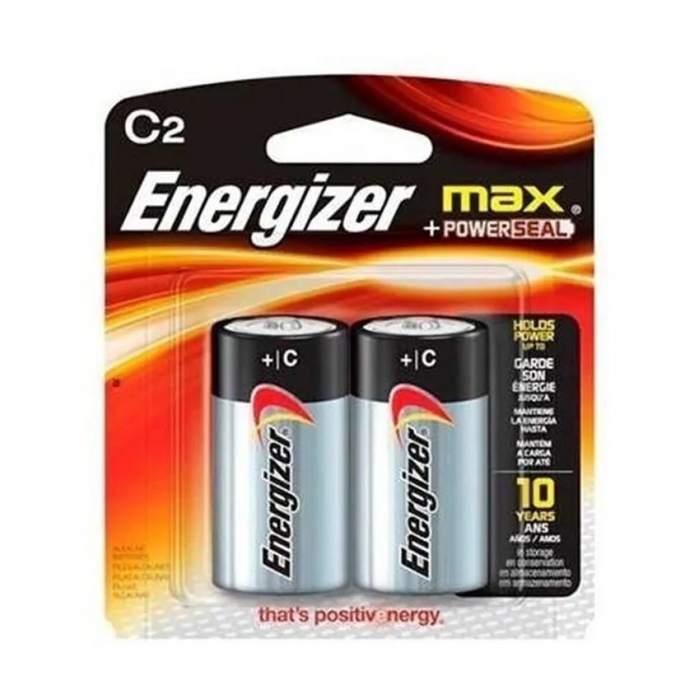 Pila Alcalina Energizer C2