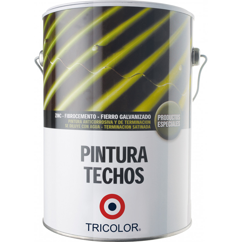 Pintura Techo Base Agua Tricolor Rojo Oxido 1 Gl