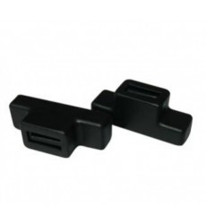 Soporte Barra Kardex Negro
