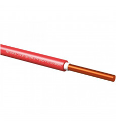 Alambre Elect.nya 2.5mm Rojo 25mts