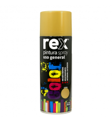 Pintura Spray Gral Dorado Tarro 400ml Rex