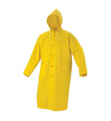 Abrigo Impermeable Pvc Amarillo Xl