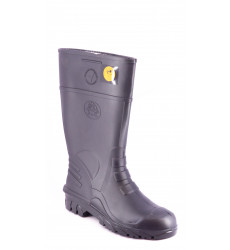 Bota Pvc Negra Exportadora Con Punta N 43