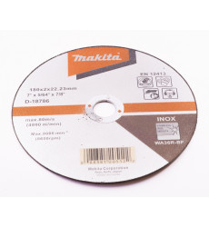 DISCO CORTE INOX. 7" (180 X 2 X 22.23MM) MAKITA