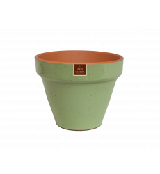 Macetero Ceramico Verde Salvia 15cm