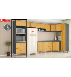 MUEBLE TORRE DOBLE 063PF/VULCANO MIEL 