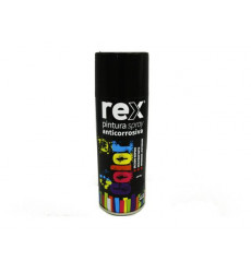 Pintura Spray Anticorrosivo Negro 400ml Rex
